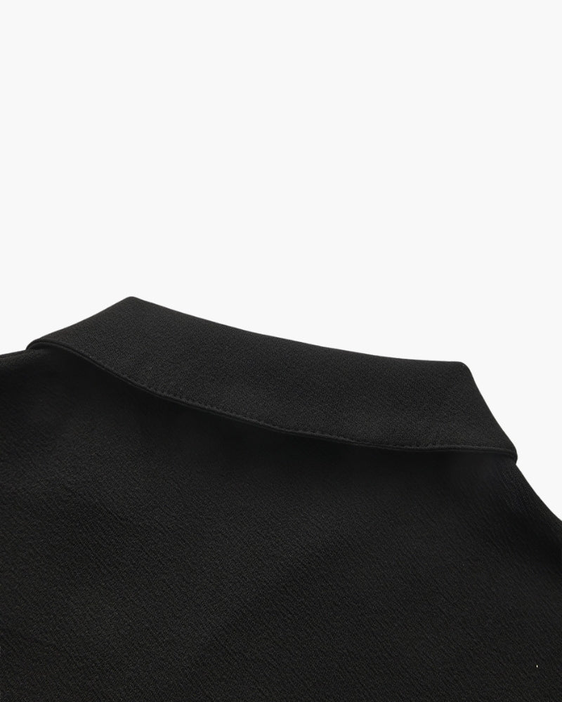 Gael | Men's Minimal Two Piece Set Polo with Drawstring Pants