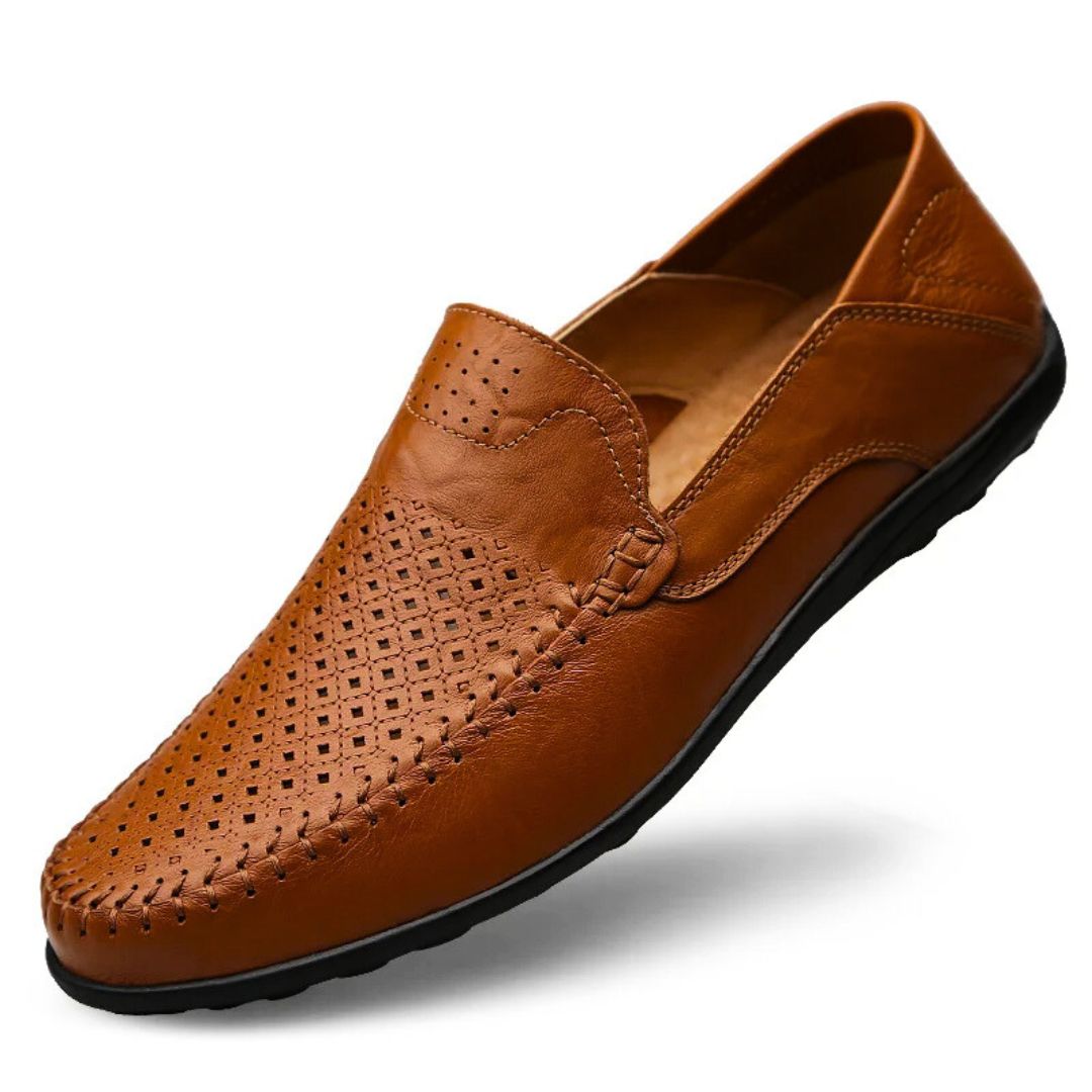 Angel | Breathable Loafers with Perforated Upper