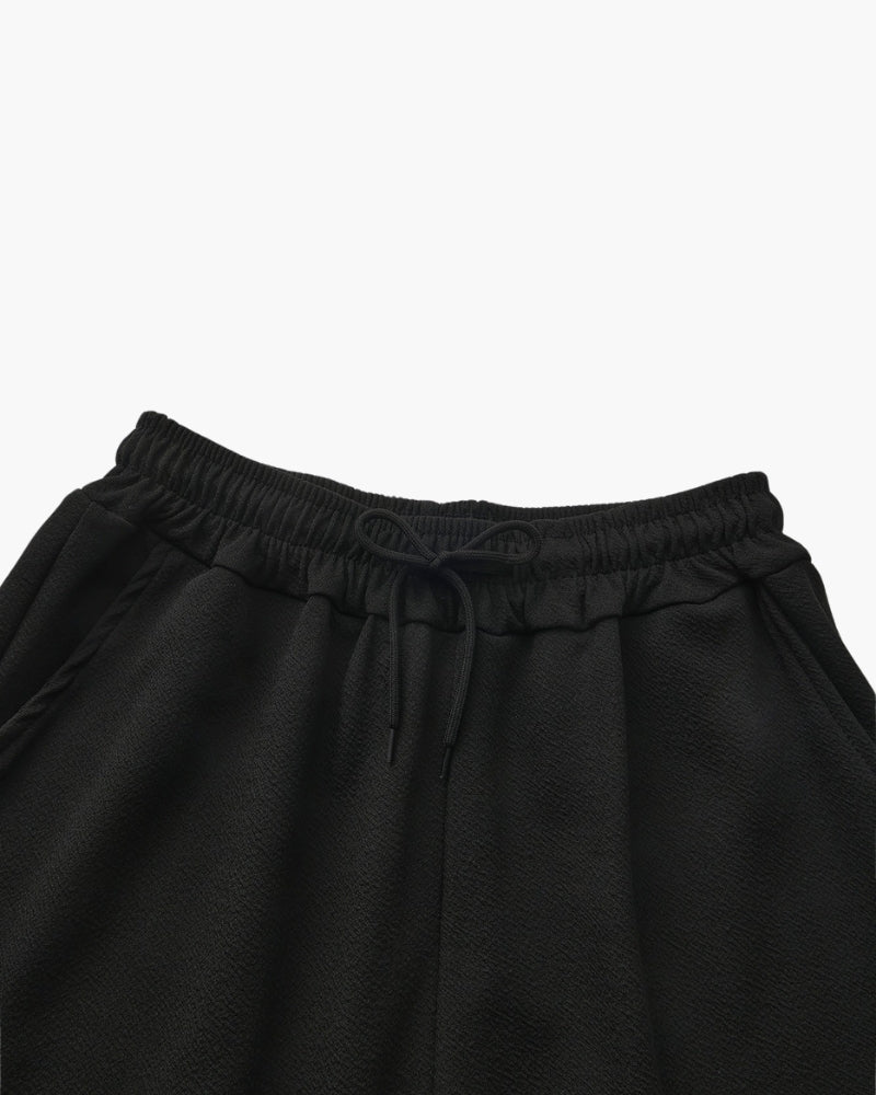 Casey | Men's Casual Short Sleeve Shirt & Pants Two-Piece Set with V-Neck
