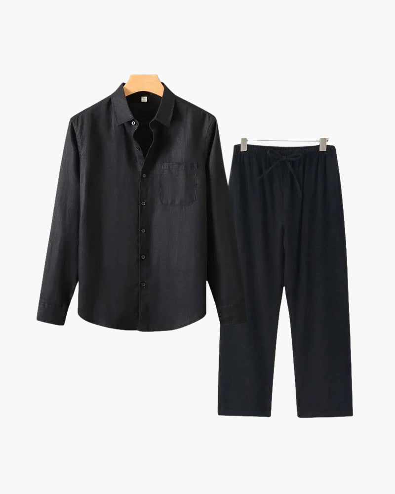 Luke | Men's Classic Two-Piece Shirt with Button Front