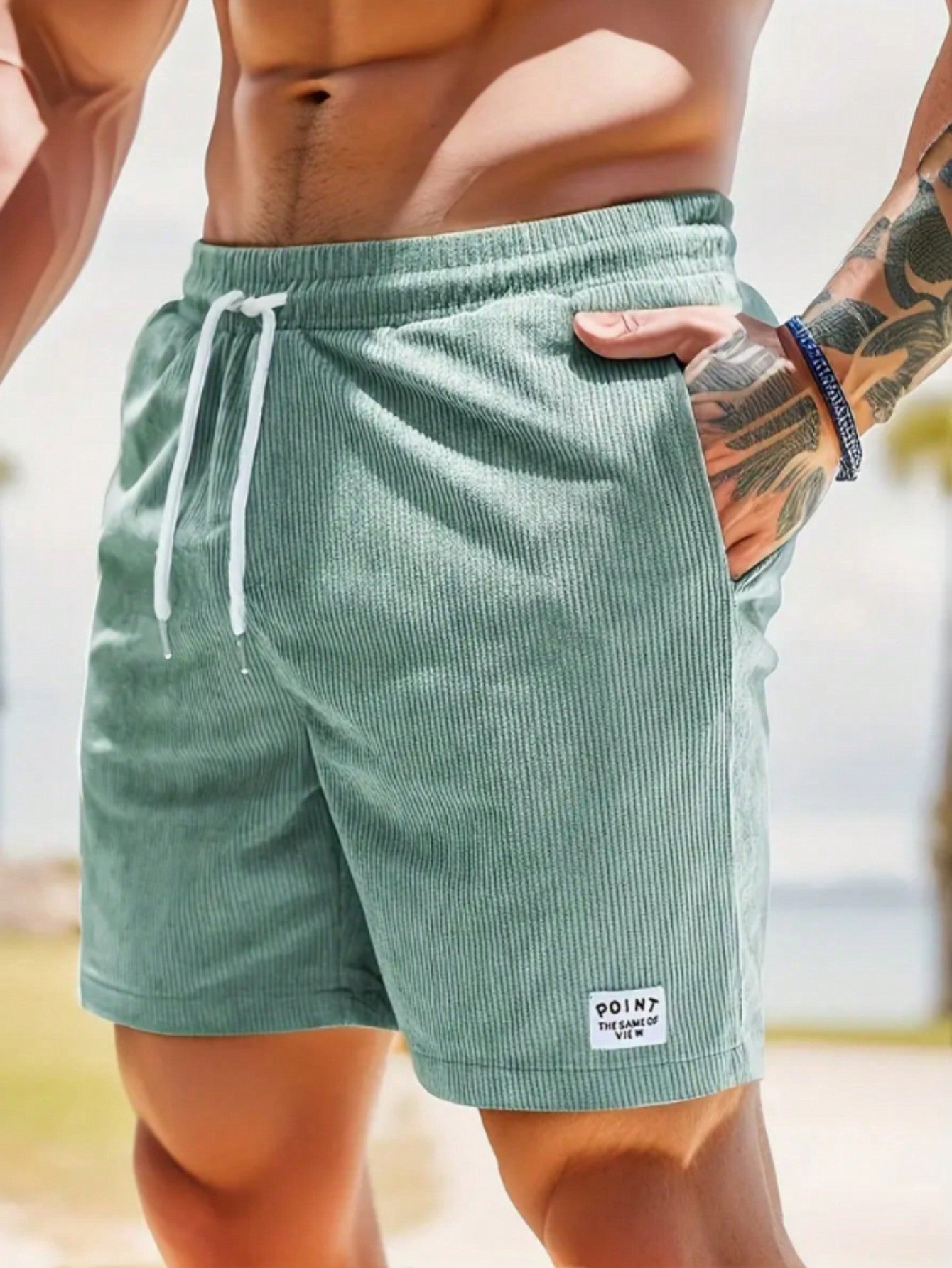 Brett | Men's Summer Casual Shorts with Drawstring