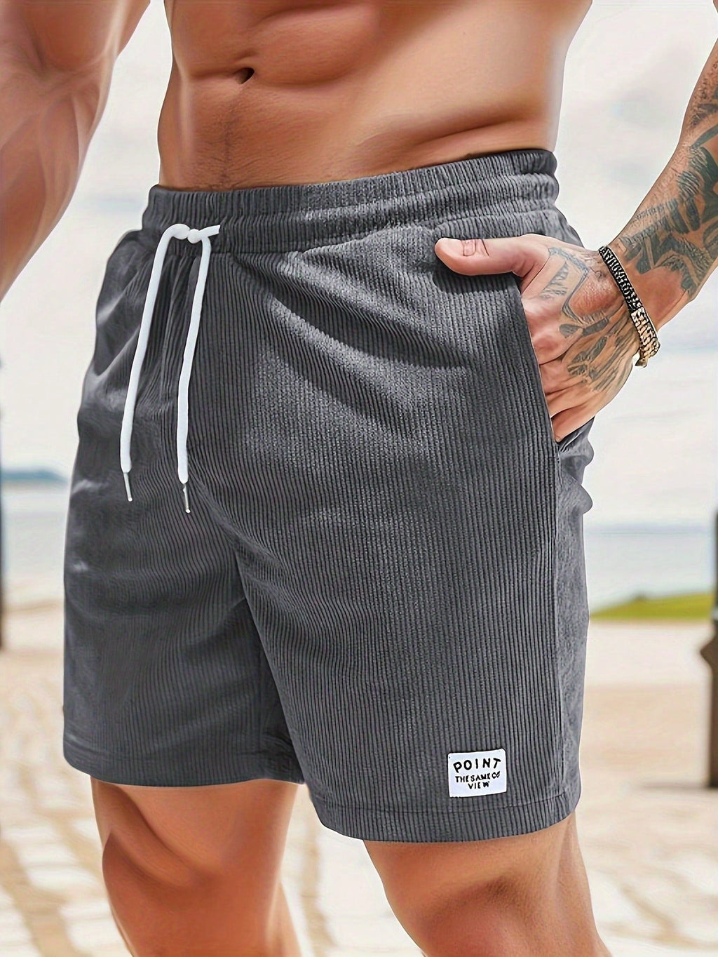 Brett | Men's Summer Casual Shorts with Drawstring
