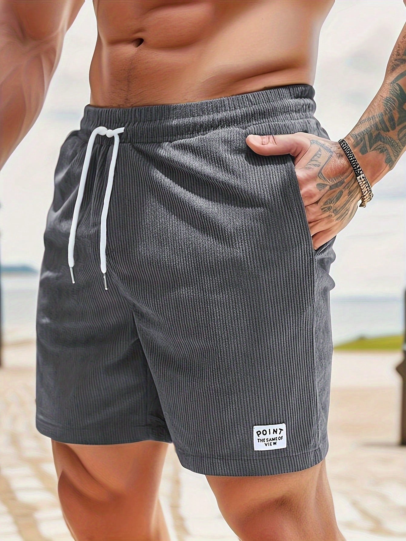 Brett | Men's Summer Casual Shorts with Drawstring