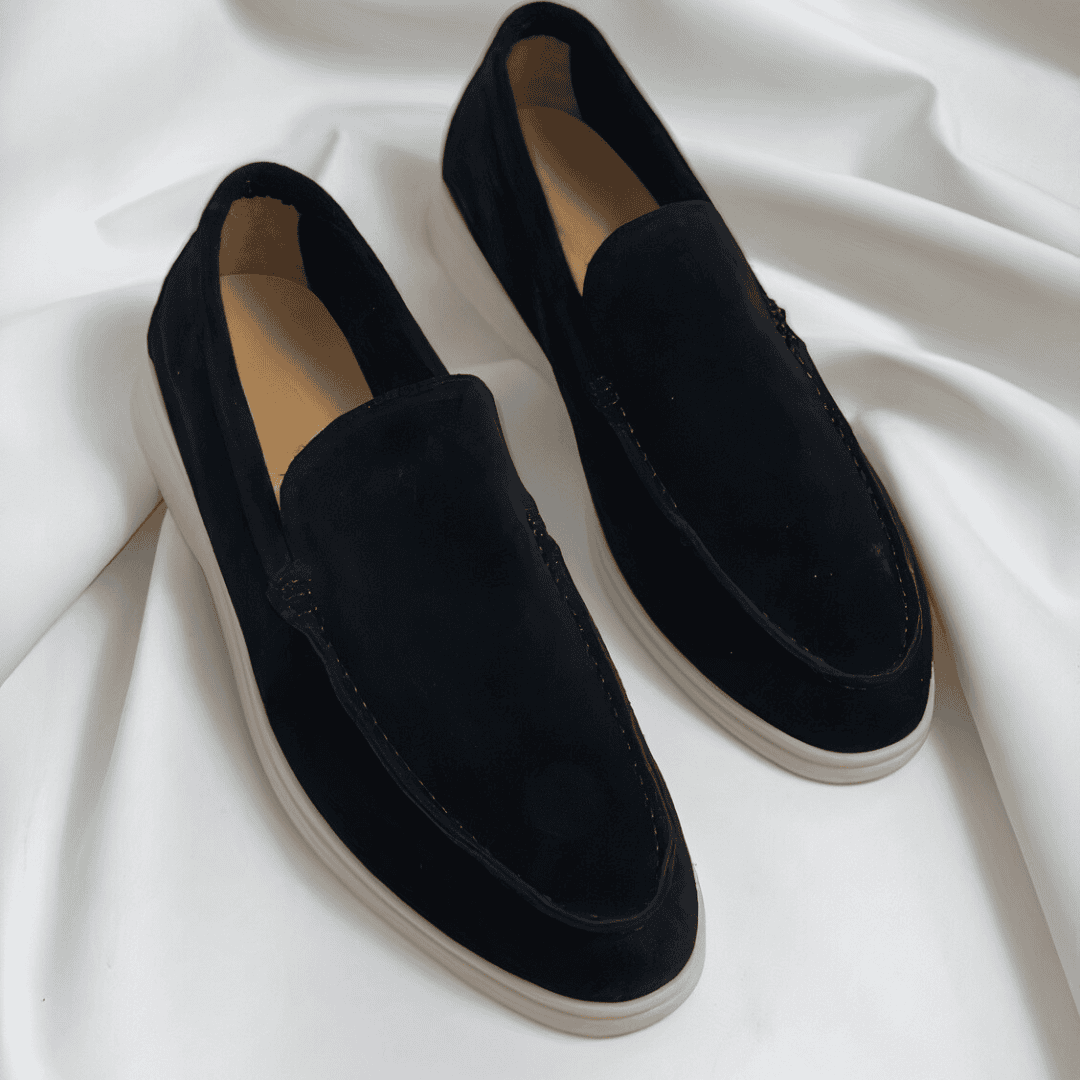 Clark | Men's Minimal Slip-On Loafers with Tonal Stitching