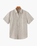 Chandler | Men's Casual Short Sleeve Button Down Shirt with Chest Pocket