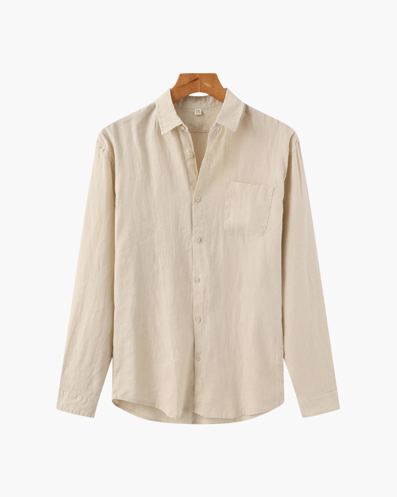 Carlos | Men's Casual Button Down Shirt with Chest Pocket