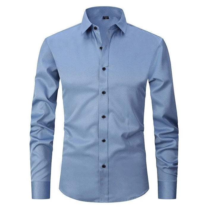 Adrian | Men’s Formal Wear Stretch Shirt with Button Front