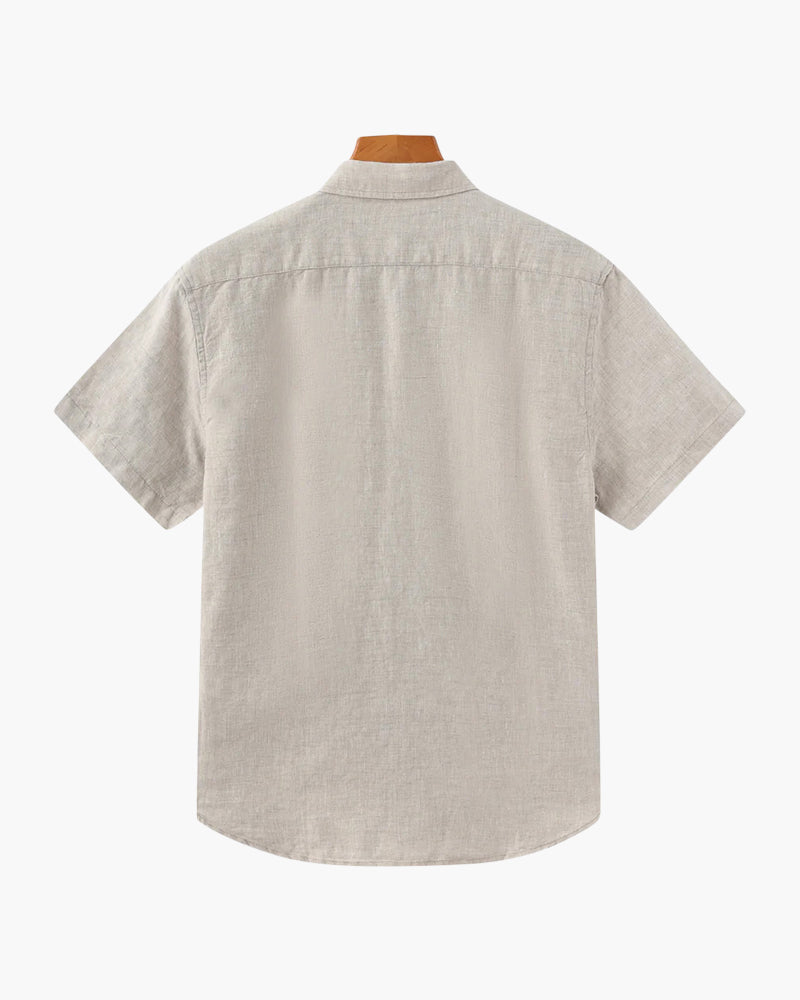 Chandler | Men's Casual Short Sleeve Button Down Shirt with Chest Pocket