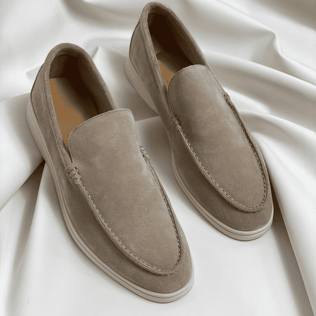 Clark | Men's Minimal Slip-On Loafers with Tonal Stitching