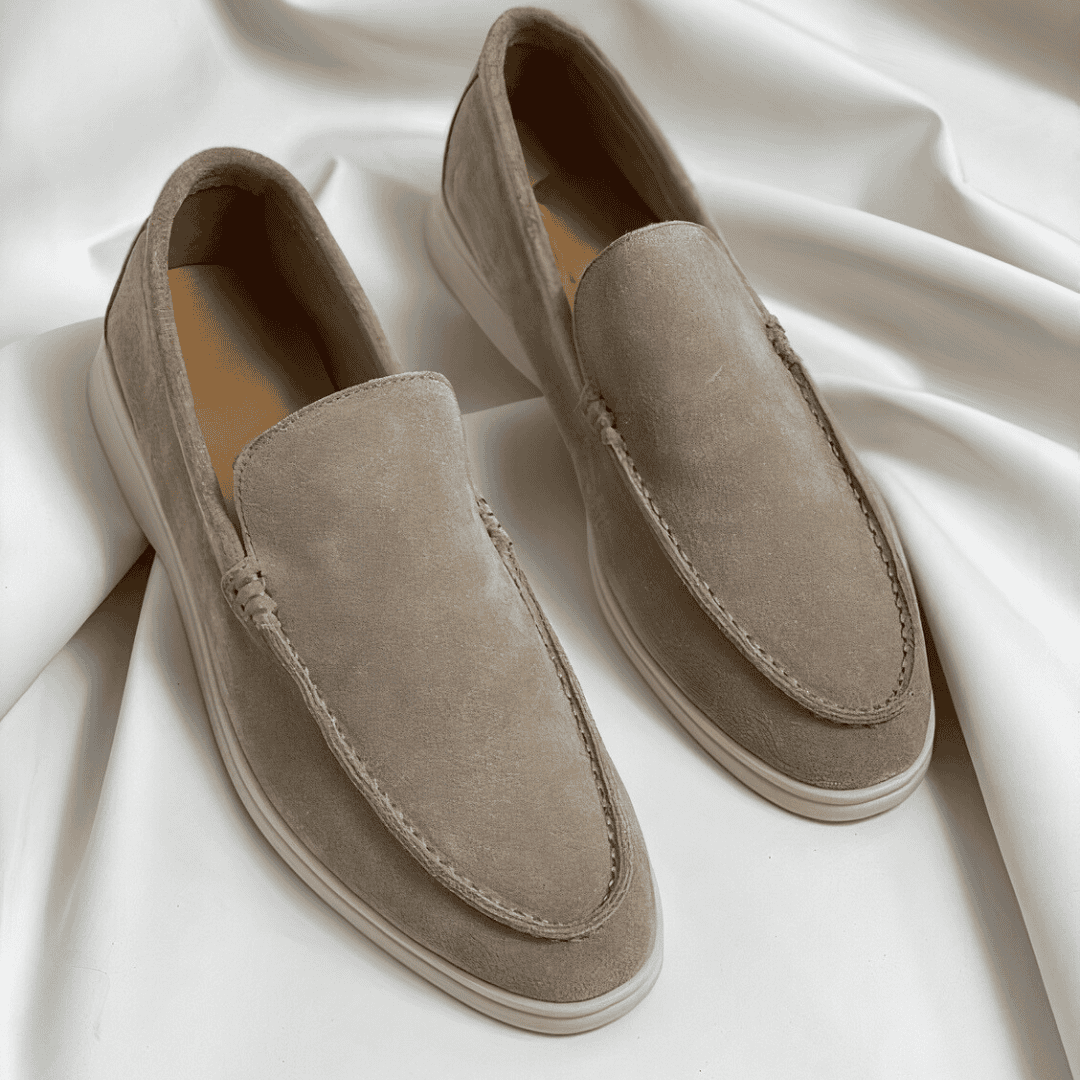 Clark | Men's Minimal Slip-On Loafers with Tonal Stitching