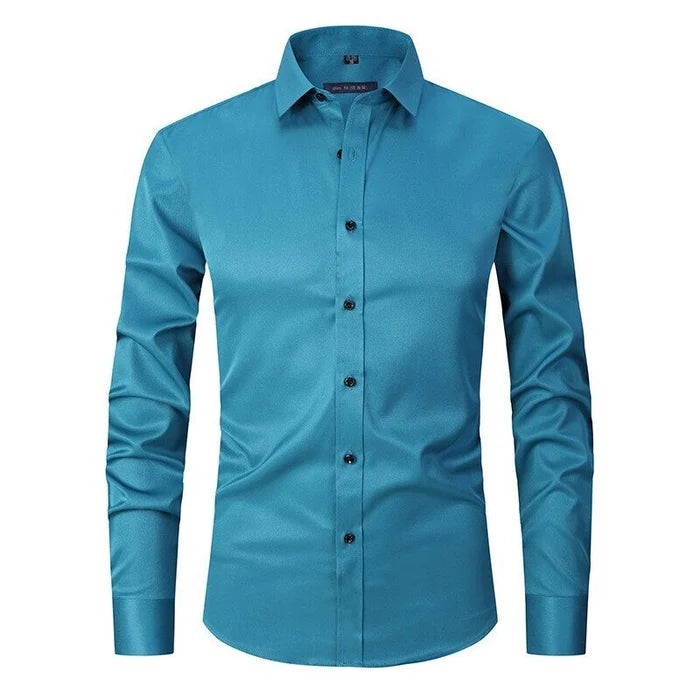 Adrian | Men’s Formal Wear Stretch Shirt with Button Front