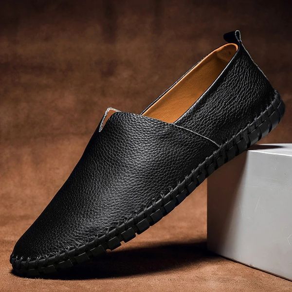 Sean | Men's Vintage Loafers with Hand-Stitched Sole