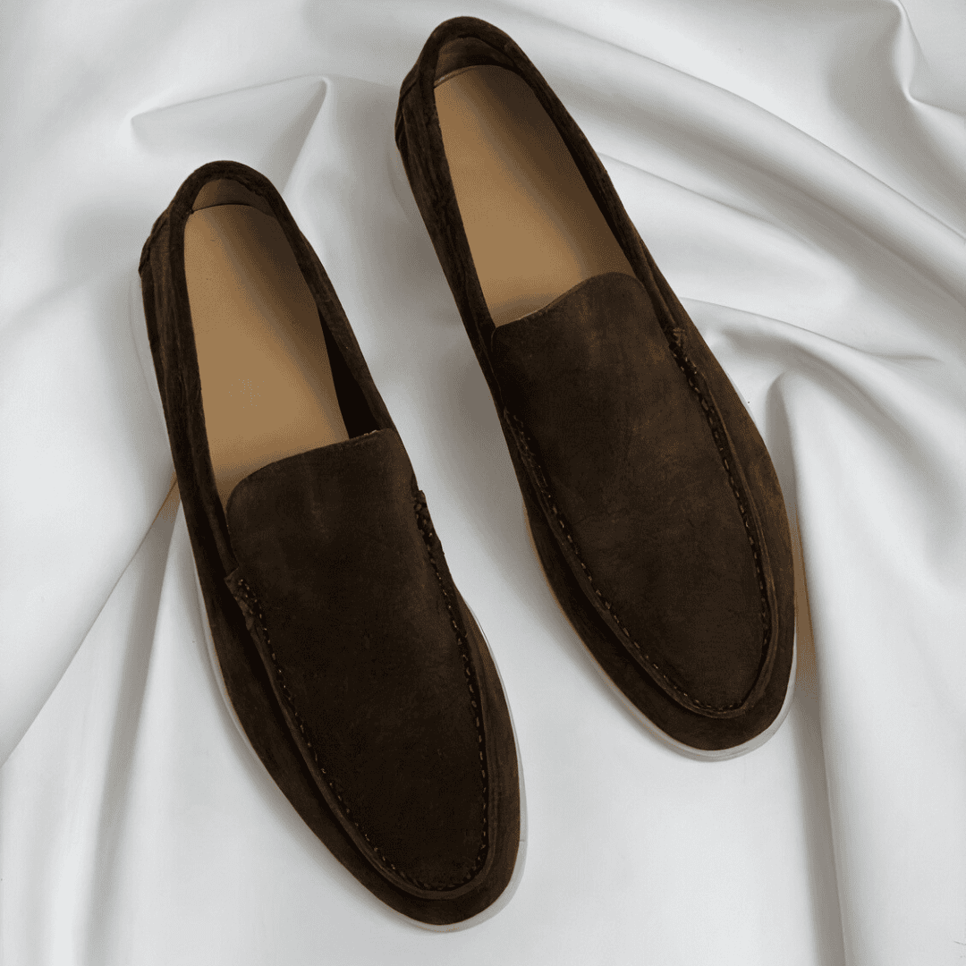 Clark | Men's Minimal Slip-On Loafers with Tonal Stitching