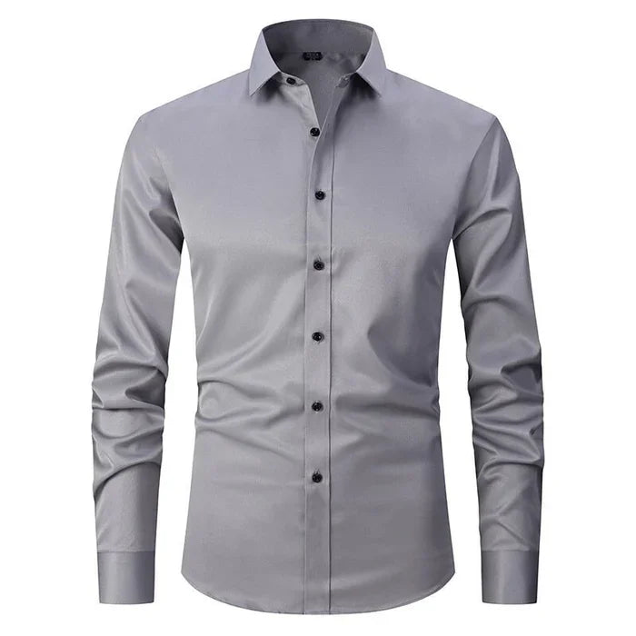 Adrian | Men’s Formal Wear Stretch Shirt with Button Front