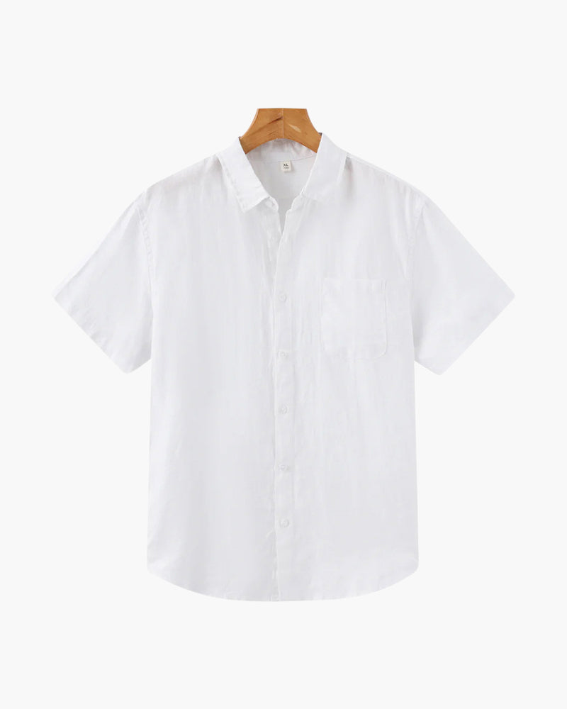 Chandler | Men's Casual Short Sleeve Button Down Shirt with Chest Pocket