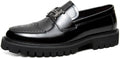 Kayden | Men's Modern Platform Loafers with Metal Bit Detail