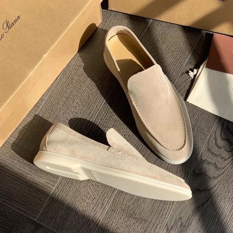 Clark | Men's Minimal Slip-On Loafers with Tonal Stitching