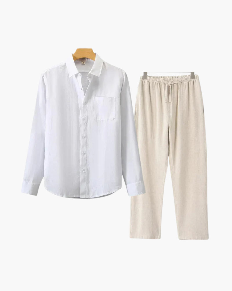 Luke | Men's Classic Two-Piece Shirt with Button Front
