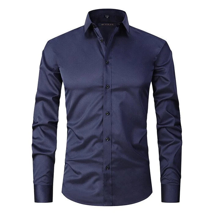 Adrian | Men’s Formal Wear Stretch Shirt with Button Front