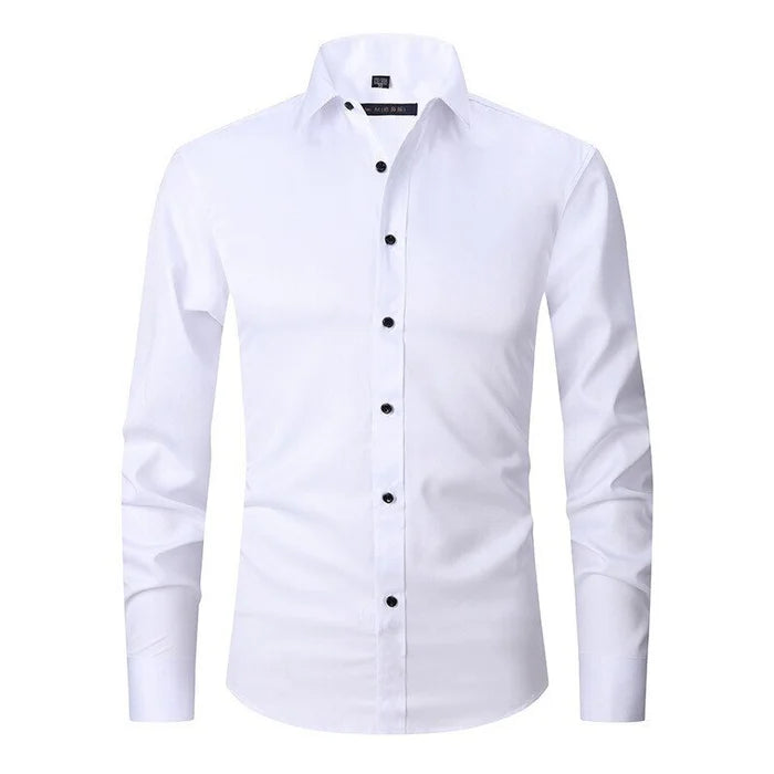 Adrian | Men’s Formal Wear Stretch Shirt with Button Front
