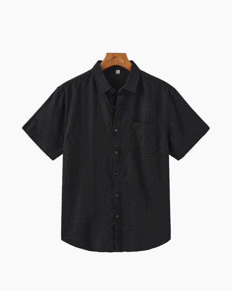 Chandler | Men's Casual Short Sleeve Button Down Shirt with Chest Pocket