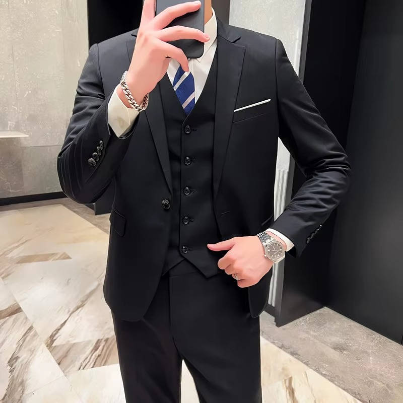 Hugo | Men’s Formal Three Piece Suit with Notch Lapel