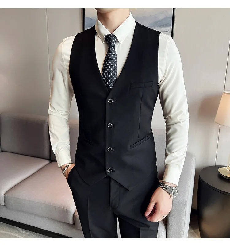 Hugo | Men’s Formal Three Piece Suit with Notch Lapel