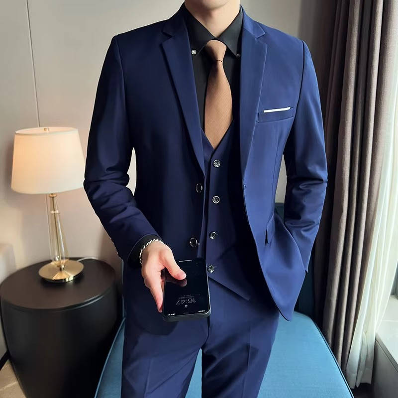 Hugo | Men’s Formal Three Piece Suit with Notch Lapel