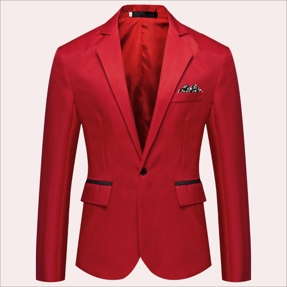 Caleb | Men’s Classic Tailored Suit Blazer with Notch Lapel