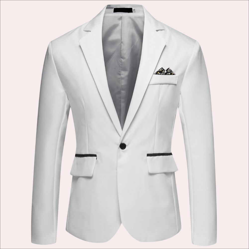 Caleb | Men’s Classic Tailored Suit Blazer with Notch Lapel