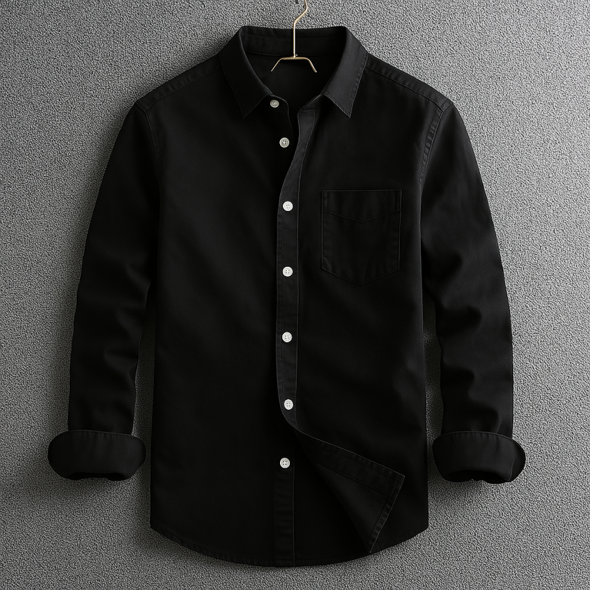 Christopher | Men's Classic Button Down Shirt with Turn-Down Collar