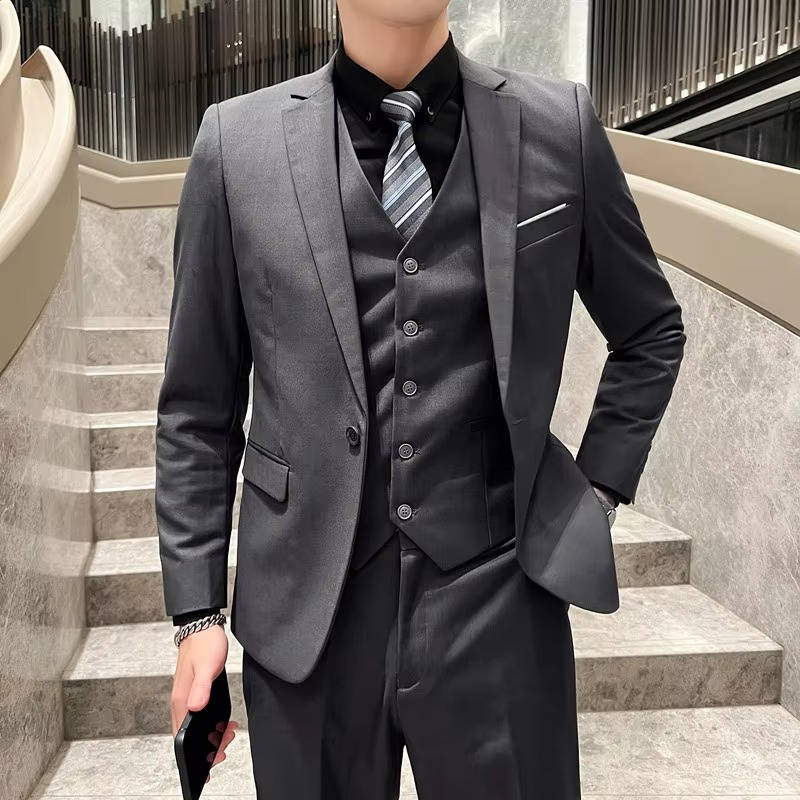 Hugo | Men’s Formal Three Piece Suit with Notch Lapel