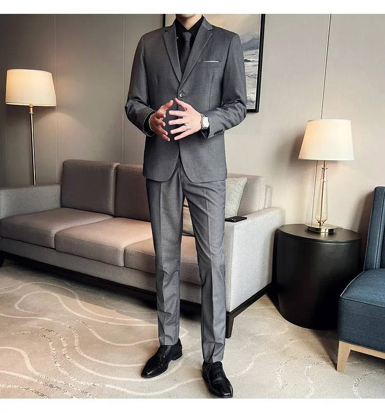 Hugo | Men’s Formal Three Piece Suit with Notch Lapel