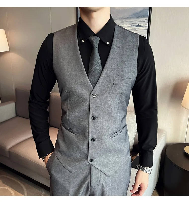 Hugo | Men’s Formal Three Piece Suit with Notch Lapel