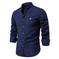 Sebastian | Men's Formal Wear Button-Up Shirt with Stand Collar