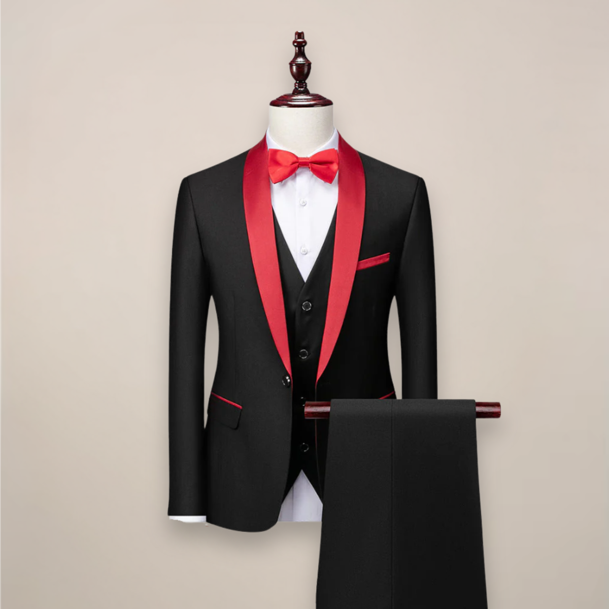 Hunter | Men’s Suit Formal Three Piece Set with Waistcoat and Blazer