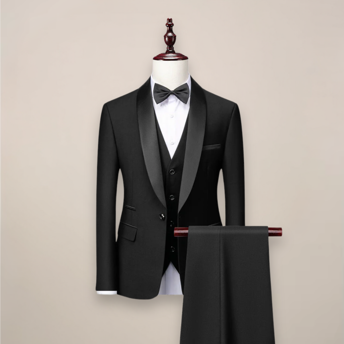 Hunter | Men’s Suit Formal Three Piece Set with Waistcoat and Blazer