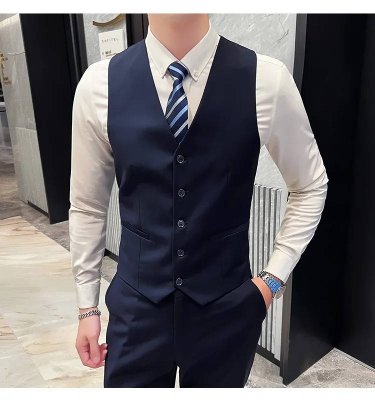 Hugo | Men’s Formal Three Piece Suit with Notch Lapel