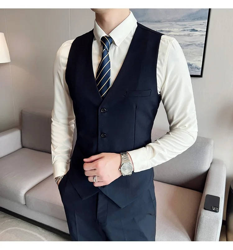 Hugo | Men’s Formal Three Piece Suit with Notch Lapel