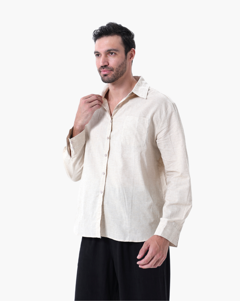 Luke | Men's Classic Two-Piece Shirt with Button Front
