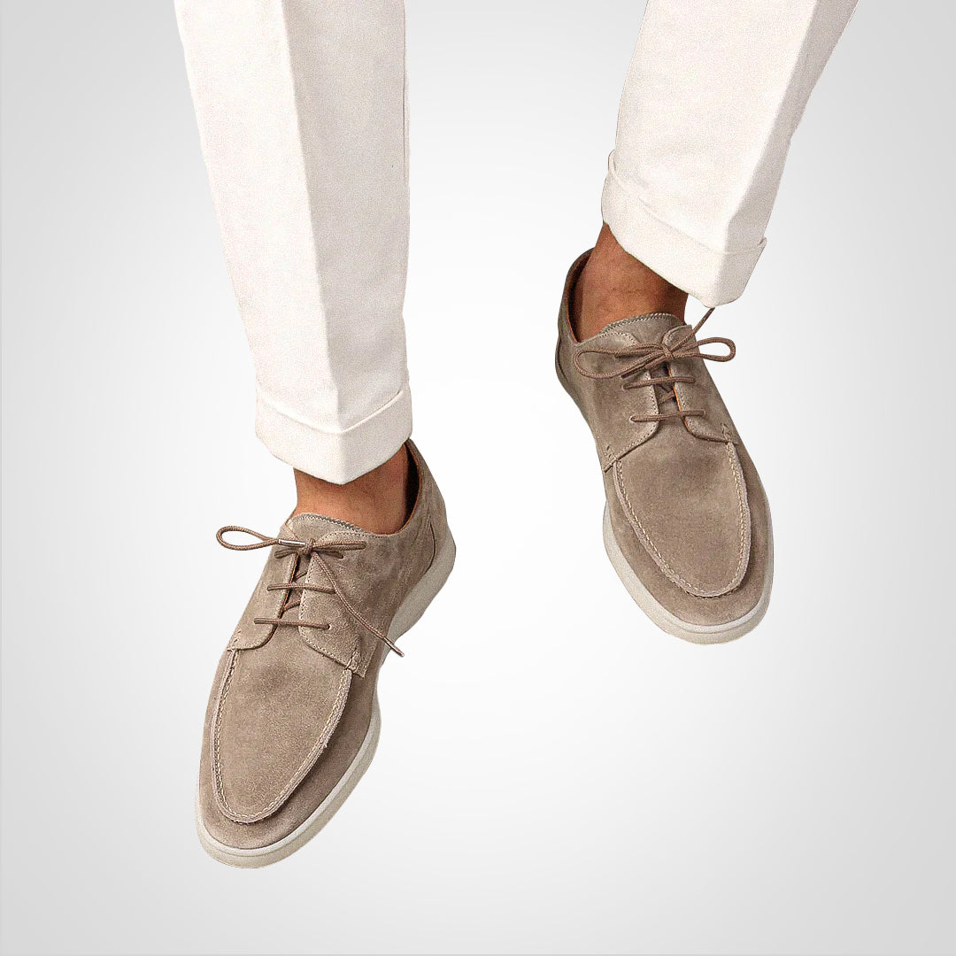 Clayton | Men's Casual Lace-Up Loafers with Contrast Sole