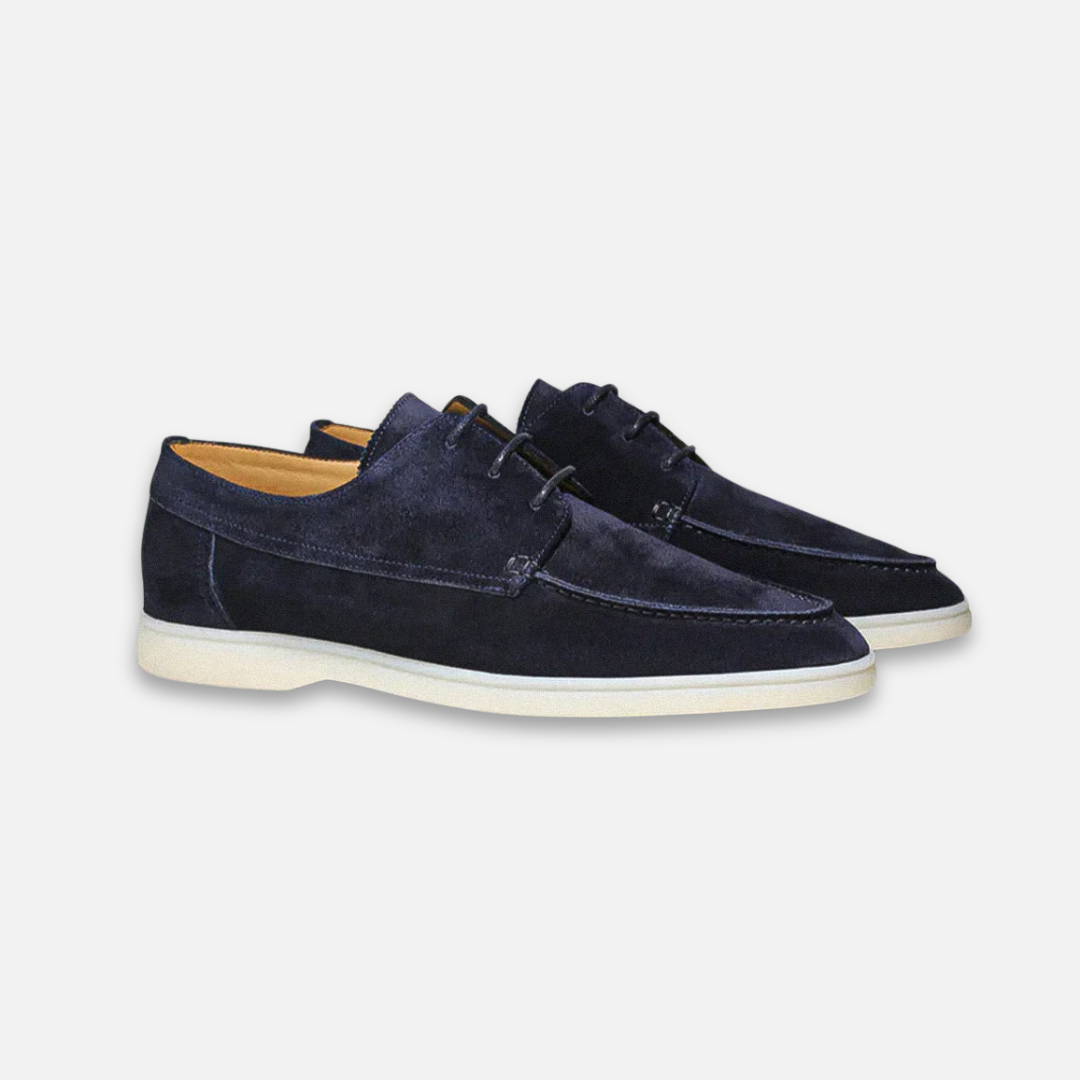 Clayton | Men's Casual Lace-Up Loafers with Contrast Sole