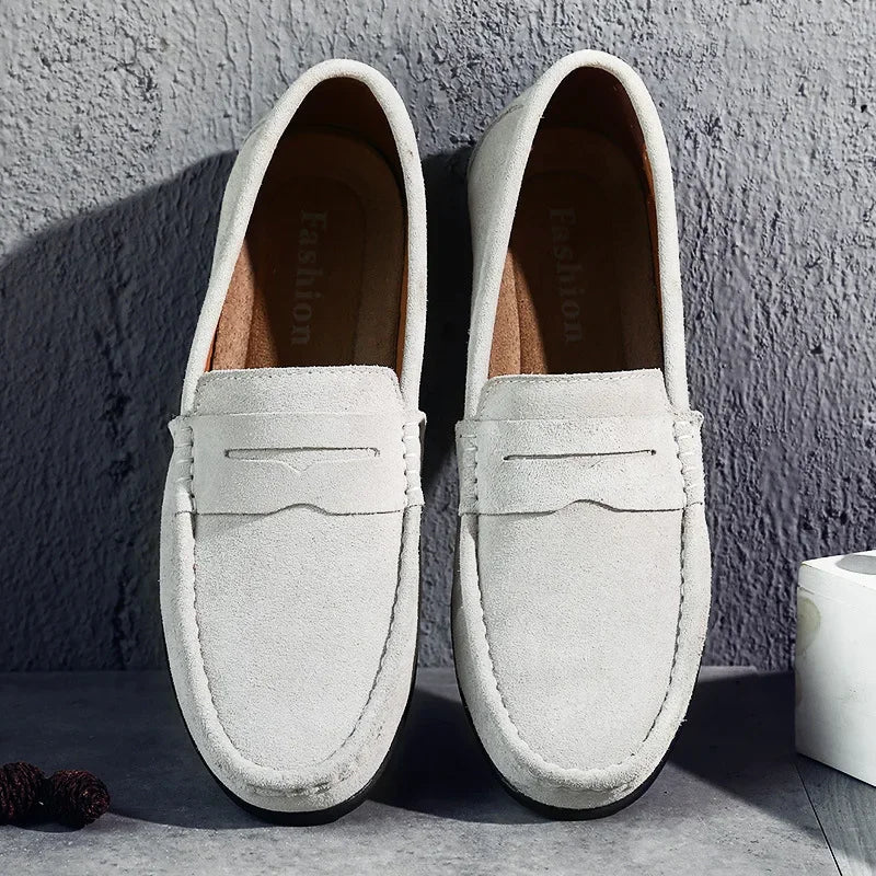 Tucker | Men’s Classic Summer Loafers with Penny Strap