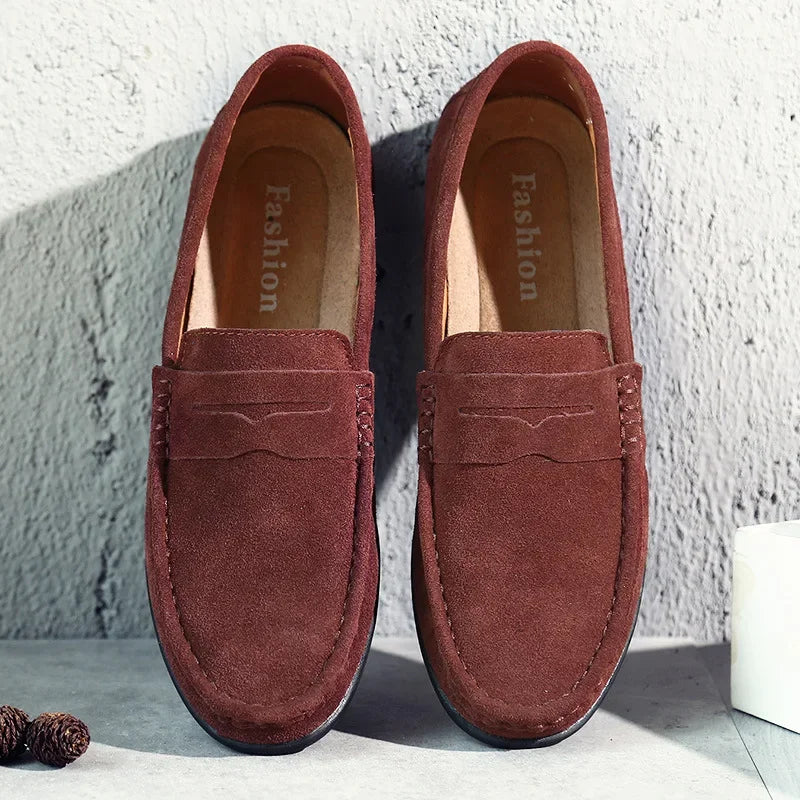 Tucker | Men’s Classic Summer Loafers with Penny Strap
