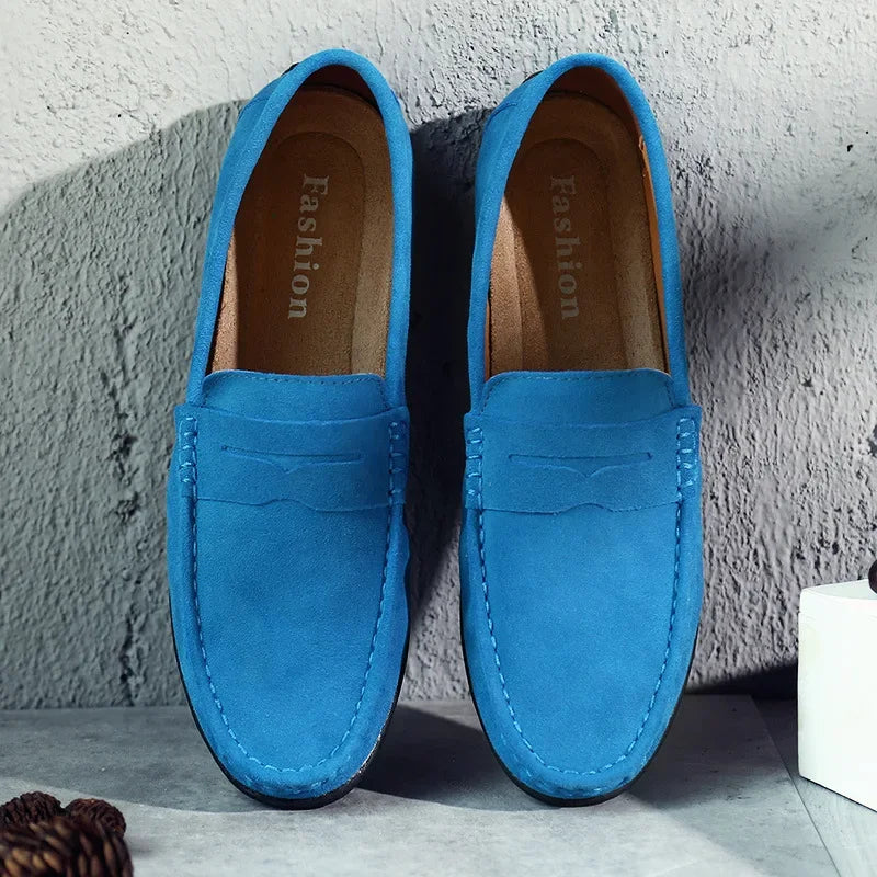 Tucker | Men’s Classic Summer Loafers with Penny Strap