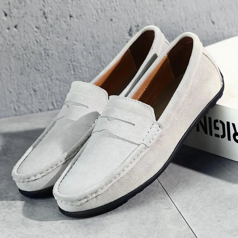 Tucker | Men’s Classic Summer Loafers with Penny Strap