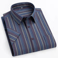 Cole | Men's Summer Striped Short Sleeve Shirt with Pocket