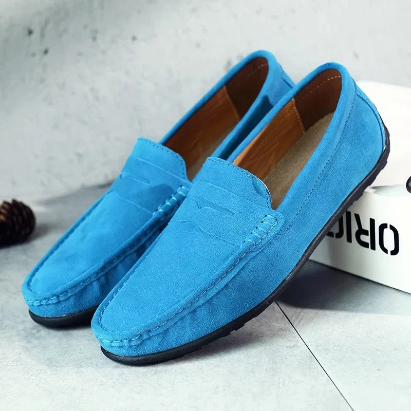 Tucker | Men’s Classic Summer Loafers with Penny Strap
