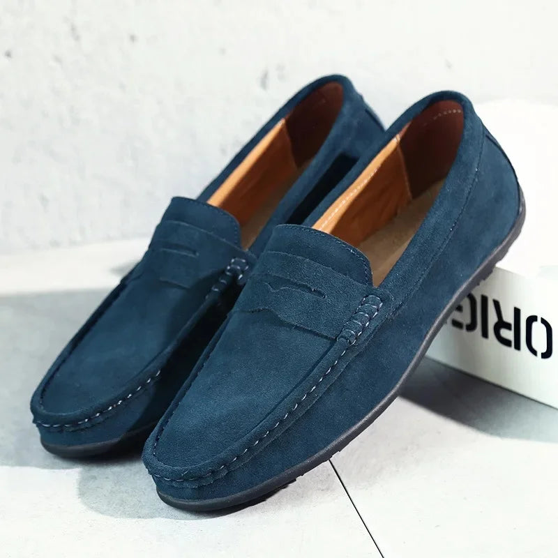 Tucker | Men’s Classic Summer Loafers with Penny Strap