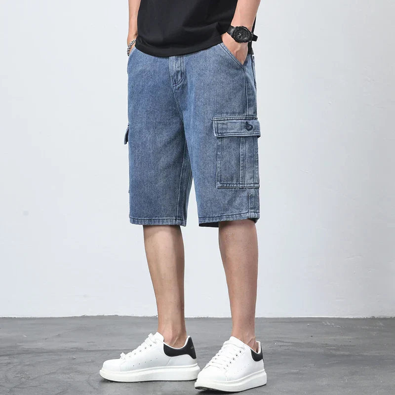 James | Men’s Casual Summer Cargo Shorts with Flap Pocket
